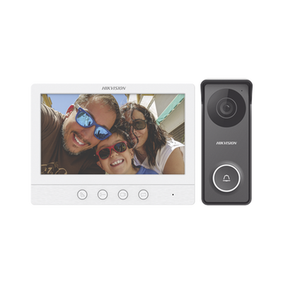 Kit de Videoportero TurboHD con Pantalla LCD a Color de 7″ / Frente de Calle para Exterior de Metal / 720p (1 Megapíxel )117° de Visión (Gran Angular) - imagen 1