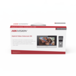 Kit de Videoportero Analógico de Metal / IP a 4 Hilos con Función de Llamada a App Hik-Connect / Monitor se Conecta a Internet por Cable o WiFi y por 4 Hilos al Frente de Calle IP65 / Expandible a Mas Equipos miniatura 1