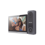 Kit de Videoportero Hibrido TurboHD con Pantalla LCD touch de 7″ Wi-Fi / Frente de Calle para Exterior de Policarbonato / 720p (1 Megapíxel )130° de Visión (Gran Angular) / Llamada a App Hik-Connect miniatura 1