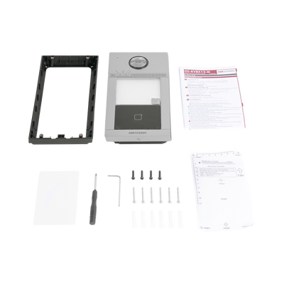 Videoportero IP 2 Megapixel / Llamada y Apertura Remota desde App Hik-Connect / PoE / Exterior IP65 + Antivandalico IK08 / 1 Departamento / Apertura con Tarjeta / Soporta 2 Puertas y hasta 6 Monitores - imagen 4