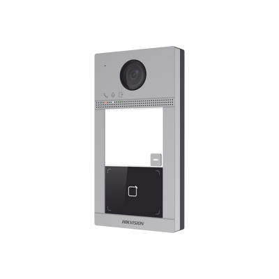 Videoportero IP 2 Megapixel / Llamada y Apertura Remota desde App Hik-Connect / PoE / Exterior IP65 + Antivandalico IK08 / 1 Departamento / Apertura con Tarjeta / Soporta 2 Puertas y hasta 6 Monitores - imagen 3