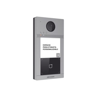 Videoportero IP 2 Megapixel / Llamada y Apertura Remota desde App Hik-Connect / PoE / Exterior IP65 + Antivandalico IK08 / 1 Departamento / Apertura con Tarjeta / Soporta 2 Puertas y hasta 6 Monitores - imagen 2