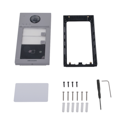 Videoportero IP 2 Megapixel / Llamada y Apertura Remota desde App Hik-Connect (requiere monitor) / PoE / Exterior IP65 + Antivandalico IK08 / 2 Departamentos / Apertura con Tarjeta / Soporta 2 Puertas y hasta 6 Monitores - imagen 5