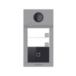 Videoportero IP 2 Megapixel / Llamada y Apertura Remota desde App Hik-Connect (requiere monitor) / PoE / Exterior IP65 + Antivandalico IK08 / 2 Departamentos / Apertura con Tarjeta / Soporta 2 Puertas y hasta 6 Monitores miniatura 2