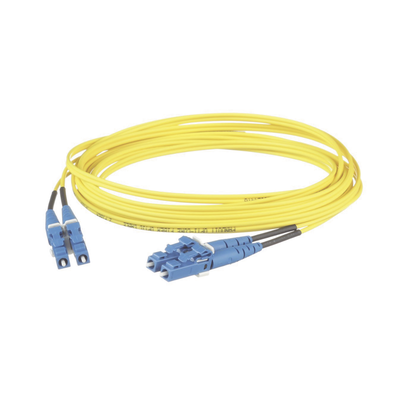Jumper de Fibra Optica Monomodo 9/125 OS2, LC-LC Duplex, LSZH, Color Amarillo, 3 Metros (9.84 Pies) - imagen 3