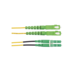 Jumper de Fibra Optica Monomodo 9/125 OS2, SC/APC-LC/APC Duplex, OFNR (Riser), Color Amarillo, 2 Metros (6.56 Pies) miniatura 2