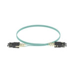 Jumper de Fibra Optica Multimodo 50/125 OM3, SC-SC Duplex, OFNR (Riser), Color Aqua, 2 Metros (6.56 Pies) miniatura 2