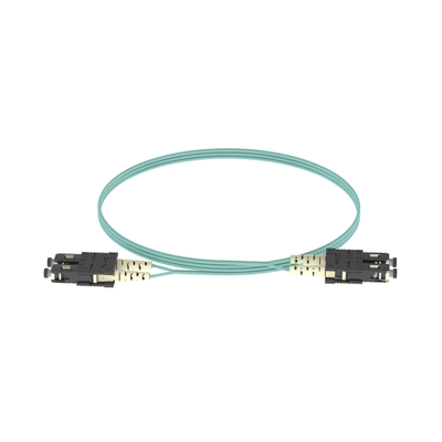 Jumper de Fibra Optica Multimodo 50/125 OM3, SC-SC Duplex, OFNR (Riser), Color Aqua, 2 Metros (6.56 Pies) - imagen 2