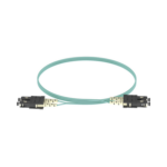 Jumper de Fibra Optica Multimodo 50/125 OM3, SC-SC Duplex, OFNR (Riser), Color Aqua, 3 Metros (9.84 Pies) miniatura 2