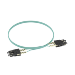 Jumper de Fibra Optica Multimodo 50/125 OM3, SC-SC Duplex, OFNR (Riser), Color Aqua, 3 Metros (9.84 Pies) miniatura 3