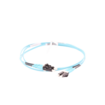 Jumper de Fibra Optica Multimodo 50/125 OM3, LC-LC Duplex, OFNR (Riser), Color Aqua, 2 Metros (6.56 Pies) miniatura 2