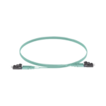 Jumper de Fibra Optica Multimodo 50/125 OM3, LC-LC Duplex, OFNR (Riser), Color Aqua, 5 Metros (16.40 Pies) miniatura 2