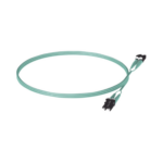 Jumper de Fibra Optica Multimodo 50/125 OM3, LC-LC Duplex, OFNR (Riser), Color Aqua, 5 Metros (16.40 Pies) miniatura 4