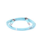 Jumper de Fibra Optica Multimodo 50/125 OM3, LC-LC Duplex, OFNR (Riser), Color Aqua, 5 Metros (16.40 Pies) miniatura 5
