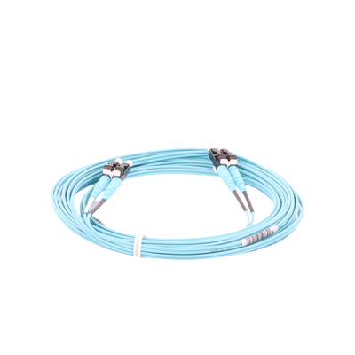 Jumper de Fibra Optica Multimodo 50/125 OM3, LC-LC Duplex, OFNR (Riser), Color Aqua, 5 Metros (16.40 Pies) - imagen 5