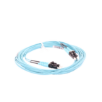 Jumper de Fibra Optica Multimodo 50/125 OM3, LC-LC Duplex, OFNR (Riser), Color Aqua, 5 Metros (16.40 Pies) miniatura 6