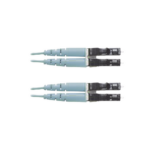 Jumper de Fibra Optica Multimodo 50/125 OM3, LC-LC Duplex, OFNR (Riser), Color Aqua, 7 Metros (22.97 Pies) miniatura 2