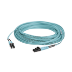 Jumper de Fibra Optica Multimodo 50/125 OM3, LC-LC Duplex, OFNR (Riser), Color Aqua, 15 Metros (49.21 Pies) miniatura 3