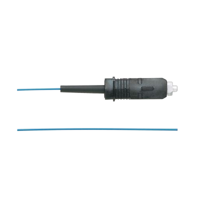 Pigtail de Fibra Óptica SC Simplex, Multimodo OM4 50/125, 900um, Color Aqua, 1 Metro (3.28 Pies) - imagen 1