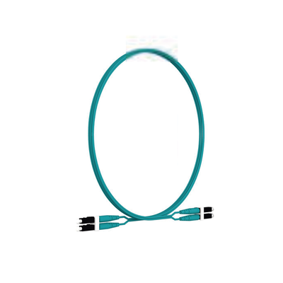 Jumper de Fibra Optica Multimodo 50/125 OM4, LC-LC Duplex, LSZH, Color Aqua, 2 Metros (6.56 Pies) - imagen 3
