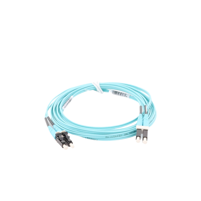 Jumper de Fibra Optica Multimodo 50/125 OM4, LC-LC Duplex, OFNR (Riser), Color Aqua, 3 Metros (9.84 Pies) - imagen 2