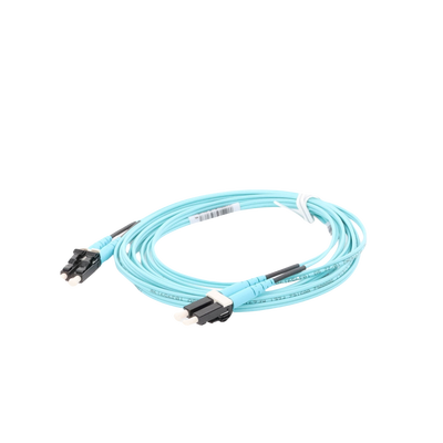 Jumper de Fibra Optica Multimodo 50/125 OM4, LC-LC Duplex, OFNR (Riser), Color Aqua, 3 Metros (9.84 Pies) - imagen 4