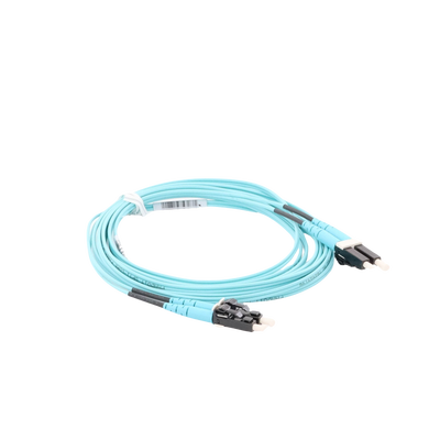 Jumper de Fibra Optica Multimodo 50/125 OM4, LC-LC Duplex, OFNR (Riser), Color Aqua, 3 Metros (9.84 Pies) - imagen 5