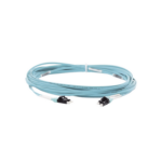Jumper de Fibra Optica Multimodo 50/125 OM4, LC-LC Duplex, OFNR (Riser), Color Aqua, 10 Metros (32.81 Pies) miniatura 2