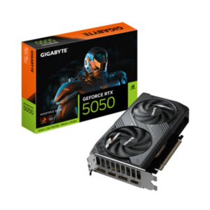 WindForce 2X OC | GeForce RTX 5050 | 8GB GDDR6 — Tarjeta de Video Gigabyte: PCIe 5.0 x16 | HDMI + 3x DisplayPort