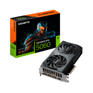 WindForce 2X OC | GeForce RTX 5060 | 8GB GDDR7 — Tarjeta de Video Gigabyte: PCIe 5.0 x16 | HDMI + 3x DisplayPort
