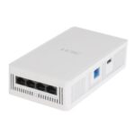 Punto de Acceso H3C WA6320H HI Antenas internas 4 transmisiones Radio dual 802 11ax/ac/n Punto de acceso Walljack FIT miniatura 3
