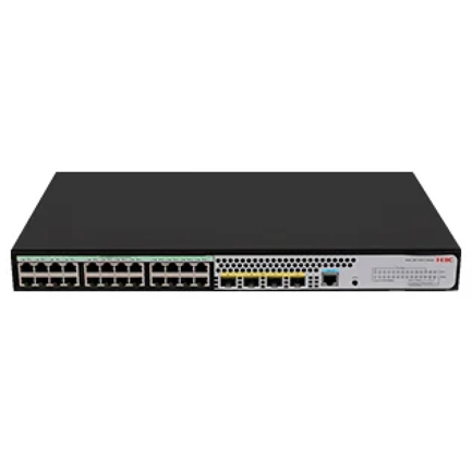 Switch H3C S5120V3-28S-PWR-LI L3 Ethernet con 24 puertos 10/100/1000BASE-T PoE+ y 4 puertos 1G/10G BASE-X SFP Plus (AC) - imagen 1