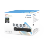 Kit TurboHD 1080p / DVR 4 Canales / 4 Cámaras Bala ColorVu con Micrófono Integrado / Fuente de Poder / Accesorios de Instalación miniatura 1