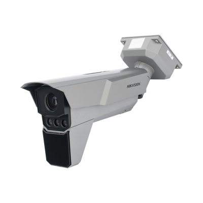 Bala IP 4 Megapixel / ANPR / Radar Interconstruido Medición de 5 a 120 Km/h / Reconocimiento y Captura de Placas Vehiculares para Trafico de Alta Velocidad / DARKFIGHTER / WDR 140 dB / IP67 / IK10 / Lente Mot. 8 a 32 mm / 100 mts IR / MicroSD - imagen 1