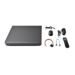 KIT TurboHD 1080p / DVR 8 Canales / 4 Cámaras Bala (exterior 2.8 mm) / 4 Cámaras Eyeball (exterior 2.8 mm) / Transceptores / Conectores / Fuente de Poder Profesional hasta 15 Vcc para Largas Distancias miniatura 2