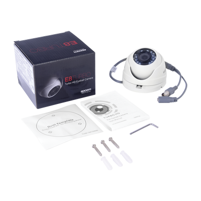 KIT TurboHD 1080p / DVR 8 Canales / 4 Cámaras Bala (exterior 2.8 mm) / 4 Cámaras Eyeball (exterior 2.8 mm) / Transceptores / Conectores / Fuente de Poder Profesional hasta 15 Vcc para Largas Distancias - imagen 6