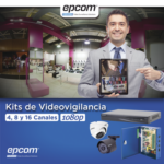 KIT TurboHD 1080p / DVR 16 Canales / 8 Cámaras Bala (exterior 2.8 mm) / 8 Cámaras Eyeball (exterior 2.8 mm) / Transceptores / Conectores / Fuente de Poder Profesional miniatura 2
