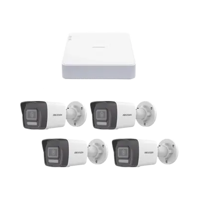 Kit IP 1080p (2 Megapixel) / NVR de 4 Canales con 4 Puertos PoE / 4 Cámaras IP Bala ColorVu Lite y ACUSENSE Lite / Micrófono Integrado - imagen 2