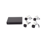 [Dual Light] Kit TurboHD 3K (5 Megapixel) / DVR 4 Canales / 4 Cámaras Bala para Exterior y Metal / Micrófono Integrado / Accesorios de Interconexión / Fuente de Poder miniatura 12