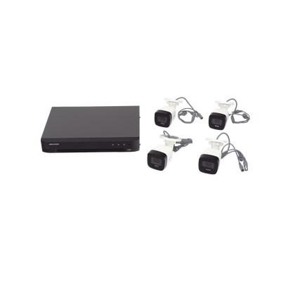 [Dual Light] Kit TurboHD 3K (5 Megapixel) / DVR 4 Canales / 4 Cámaras Bala para Exterior y Metal / Micrófono Integrado / Accesorios de Interconexión / Fuente de Poder - imagen 12