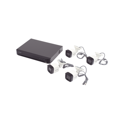[Dual Light] Kit TurboHD 3K (5 Megapixel) / DVR 4 Canales / 4 Cámaras Bala para Exterior y Metal / Micrófono Integrado / Accesorios de Interconexión / Fuente de Poder - imagen 9
