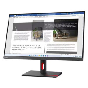 27" FHD IPS | 100Hz | 4ms | Monitor Lenovo ThinkVision S27i-30: 63DFKAR4LA | Negro | Oficina