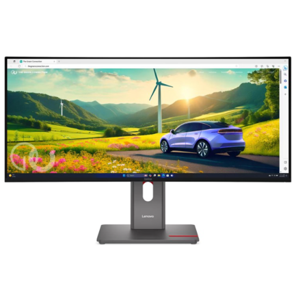 34″ UWQHD IPS | 60Hz | Monitor Lenovo ThinkVision P34WD-40: HDMI + USB-C | Negro | Diseño - imagen 1