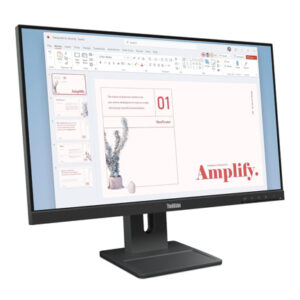 24" FHD IPS | 100Hz | Monitor Lenovo ThinkVision E24-40: HDMI + DisplayPort | Negro | Oficina