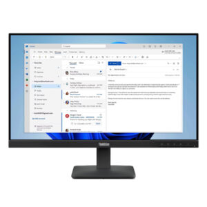 24" FHD IPS | 60Hz | Monitor Lenovo ThinkVision S24-4e: HDMI + VGA | Oficina