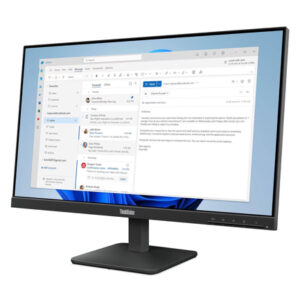 24" FHD IPS | 60Hz | Monitor Lenovo ThinkVision S24-4e: HDMI + VGA | Oficina