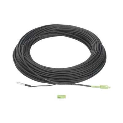 Rollo de Fibra Óptica Drop Redonda G657A2 Monomodo Simplex de 100 Metros (328.08 Pies) con Conectores SC/APC-SC/APC para Instalaciones Aéreas, Subterráneas o a la Intemperie - imagen 4