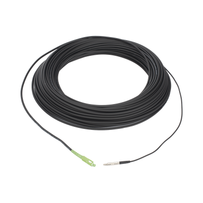 Rollo de Fibra Óptica Drop Redonda G657A2 Monomodo Simplex de 100 Metros (328.08 Pies) con Conectores SC/APC-SC/APC para Instalaciones Aéreas, Subterráneas o a la Intemperie - imagen 1