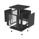 Gabinete Profesional | 12U | 600mm | Piso miniatura 6