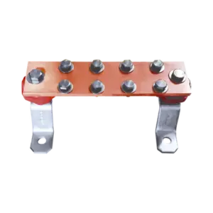 Barra Unión Muro 1000A / Cobre 100% / Montaje Incluido / Aisladores Rojos / EIA-TIA-BICSI / TMGB-TGB